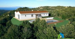 Scenic Sea Views 2,5 Ha Land and Villa for Sale Near Luogosanto, North East Sardinia