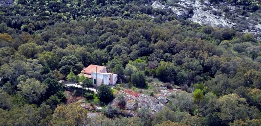 80 M2 Refurbished Farmhouse With 13 Ha Land in Calangianus, 30 Km from Olbia,north East Sardinia