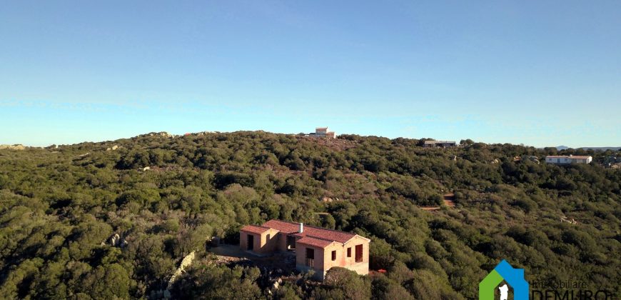 Scenic Sea Views 2,5 Ha Land and Villa for Sale Near Luogosanto, North East Sardinia