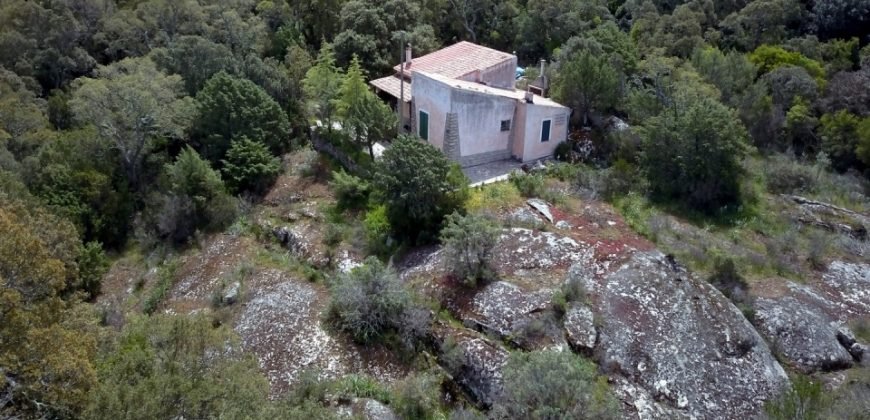 80 M2 Refurbished Farmhouse With 13 Ha Land in Calangianus, 30 Km from Olbia,north East Sardinia