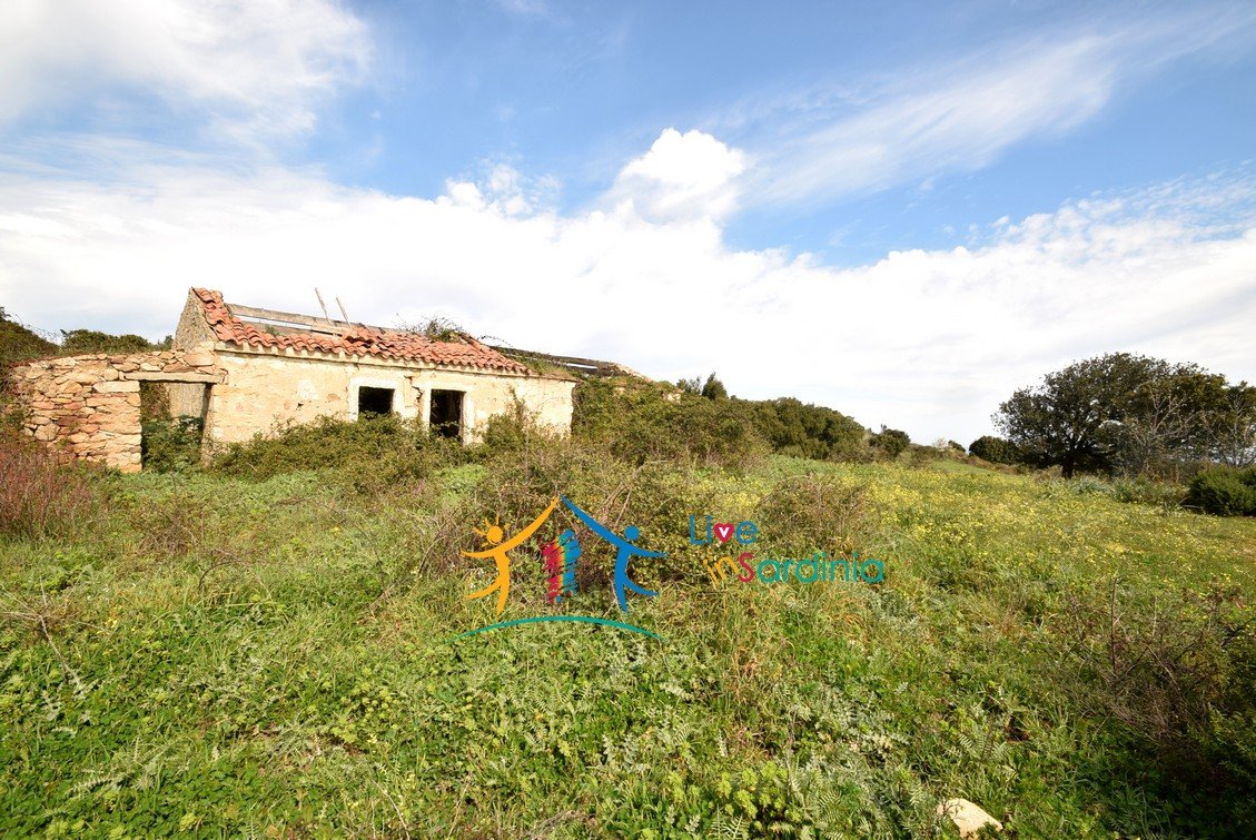 Restoration Project: 3ha Land and 86 M2 Stazzo for Sale in Luogosanto, 23 Km from the Sea, North Sardinia