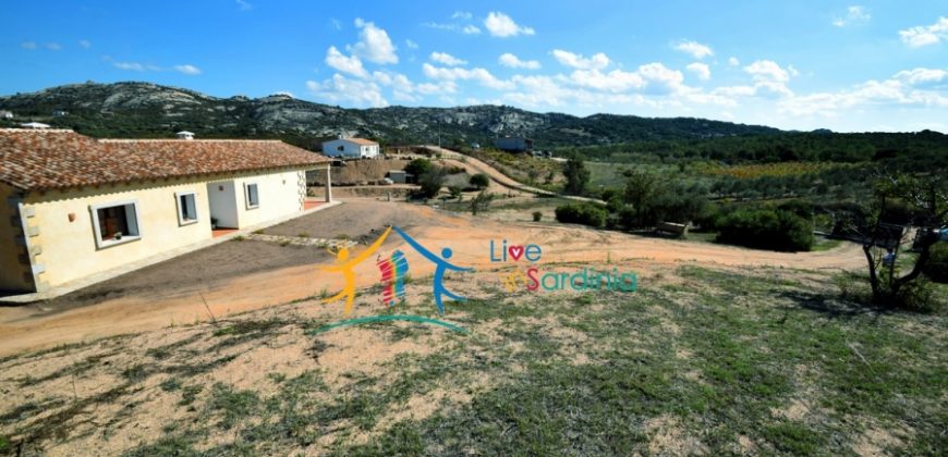 Wonderful Stazzo Inspired Villa With Sea Views and  1.2 Ha Land for Sale Near Arzachena, North Sardinia