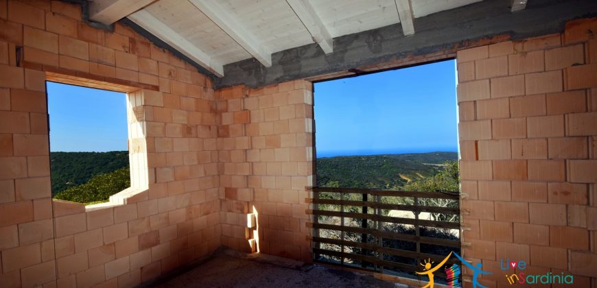 Scenic Sea Views 2,5 Ha Land and Villa for Sale Near Luogosanto, North East Sardinia