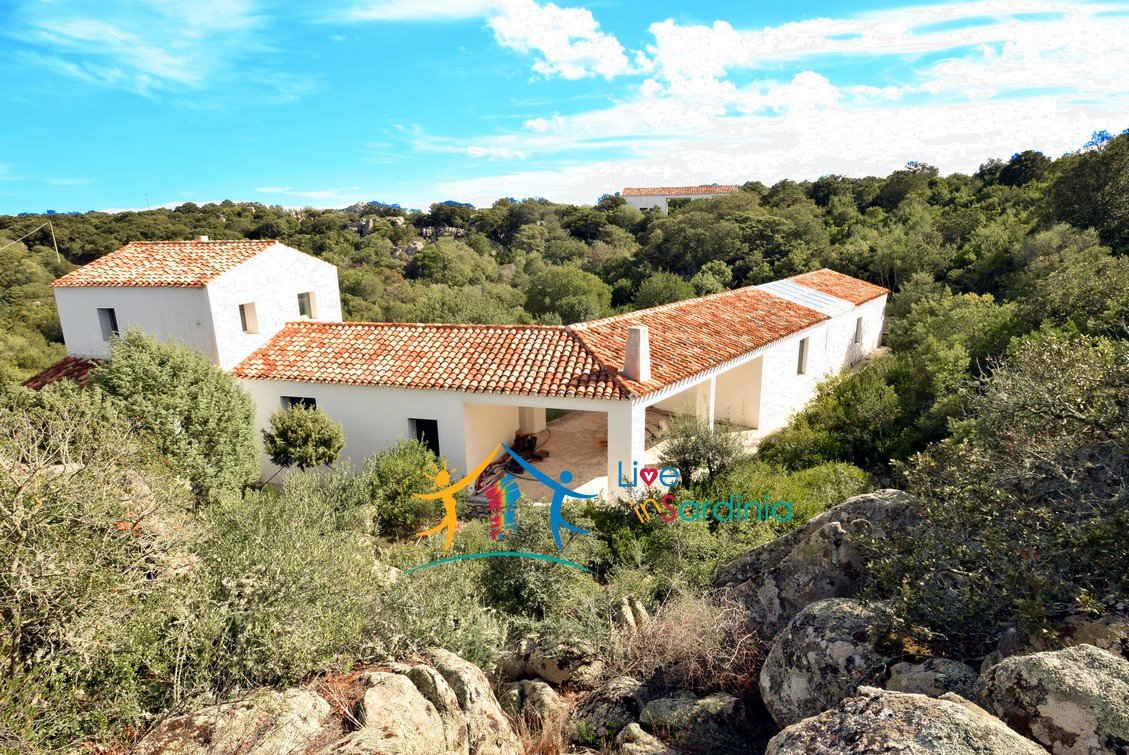 Superb Unfinished Rural Villas With 3,4 Ha for Sale Near Olbia, North Sardinia