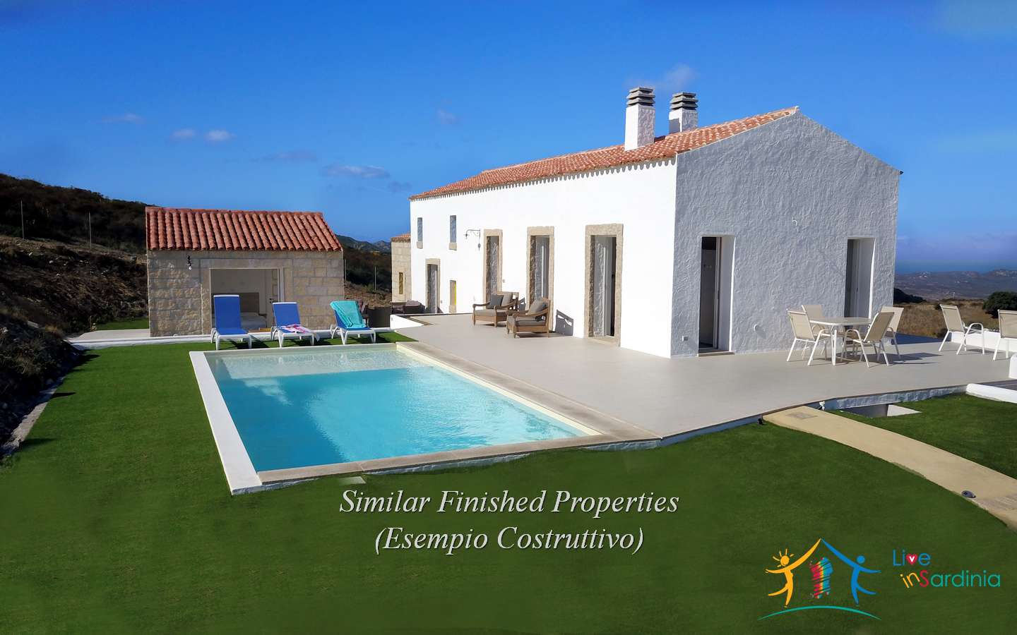 Scenic Sea Views 2,5 Ha Land and Villa for Sale Near Luogosanto, North East Sardinia