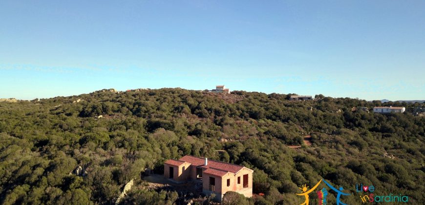 Scenic Sea Views 2,5 Ha Land and Villa for Sale Near Luogosanto, North East Sardinia