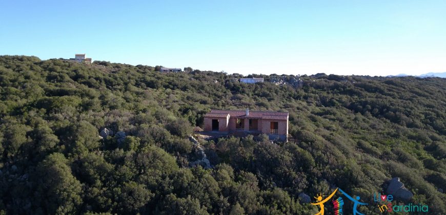 Scenic Sea Views 2,5 Ha Land and Villa for Sale Near Luogosanto, North East Sardinia