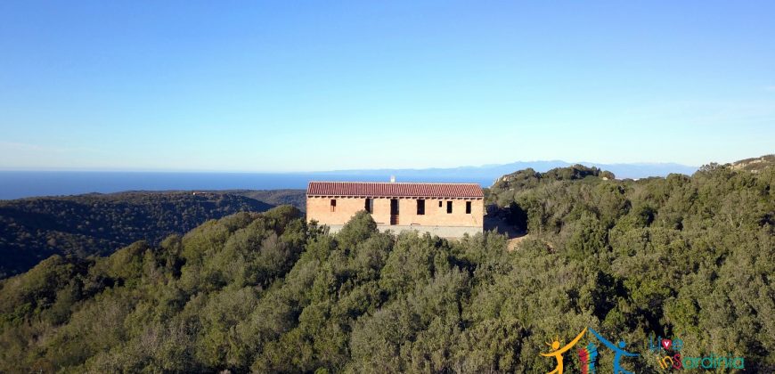 Scenic Sea Views 2,5 Ha Land and Villa for Sale Near Luogosanto, North East Sardinia