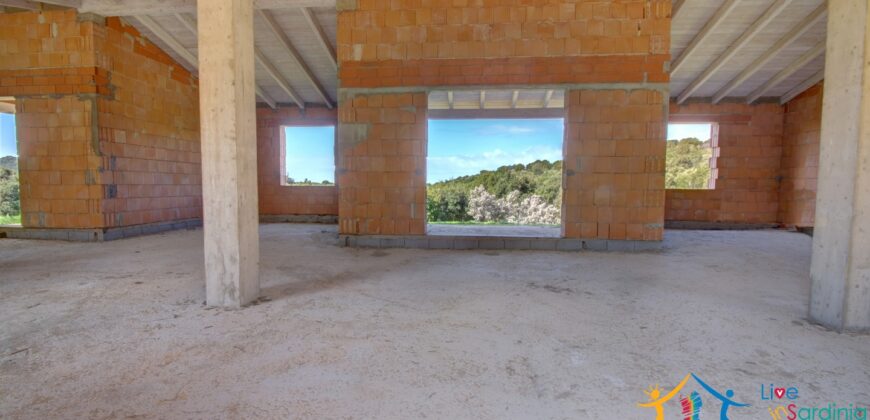 Unfinished Villas On Panoramic Plot for Sale Near Santa Teresa Di Gallura, Northern Sardinia