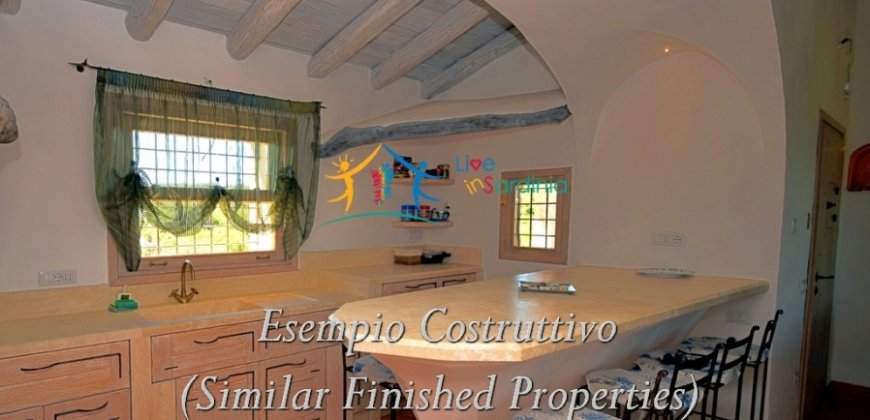 Fantastic 2,7 Ha Land and Unfinished Villa With Sea Views in Aglientu, North East Sardinia