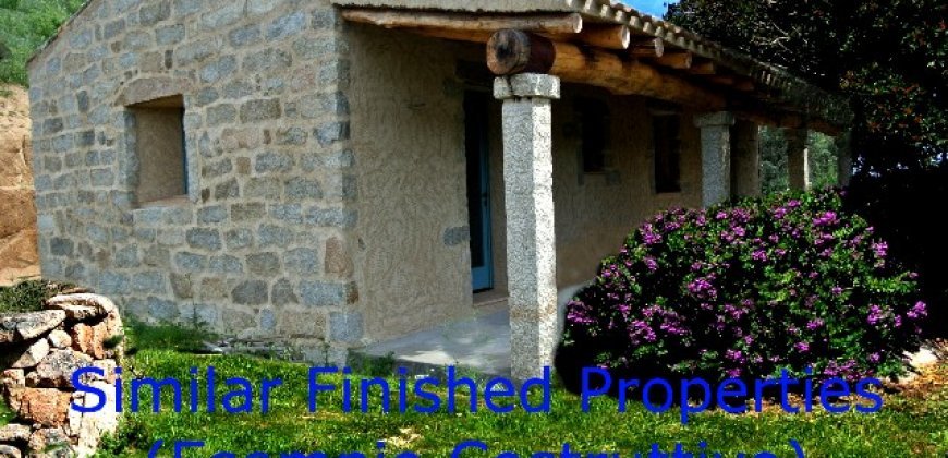 Fabolous 6 Ha Land and 130 M2 Farmhouse for Sale in Arzachena 17 Km from Porto Cervo