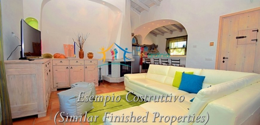 Fantastic 2,7 Ha Land and Unfinished Villa With Sea Views in Aglientu, North East Sardinia