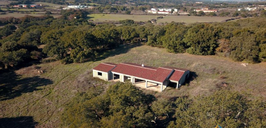 Unfinished 220 M2 Detached Home and 2,3 Ha Land for Sale in Calangianus, North East Sardinia