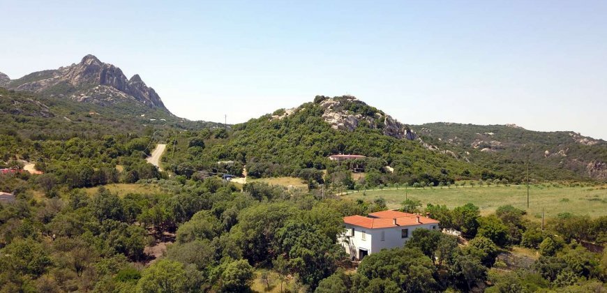 3 Bed Rural Home and 5ha Park for Sale in San Pantaleo, North Sardinia