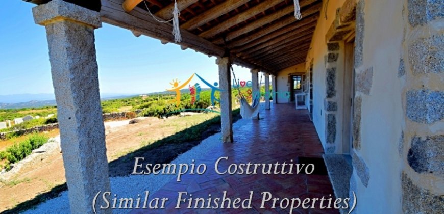 Fantastic 2,7 Ha Land and Unfinished Villa With Sea Views in Aglientu, North East Sardinia