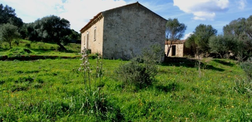 Fabolous 6 Ha Land and 130 M2 Farmhouse for Sale in Arzachena 17 Km from Porto Cervo