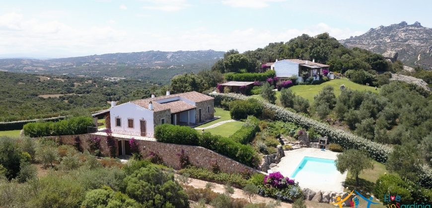 Magnificent Villas With Large Land and Sea Views for Sale Near Palau, Northern Sardinia