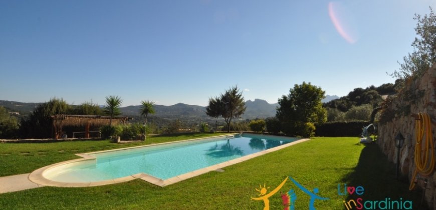 Refined Country Style Villa With 15000 M2 Land for Sale In Costa Smeralda, North East Sardinia