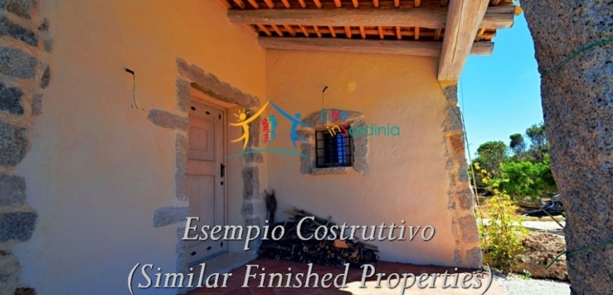 Fantastic 2,7 Ha Land and Unfinished Villa With Sea Views in Aglientu, North East Sardinia