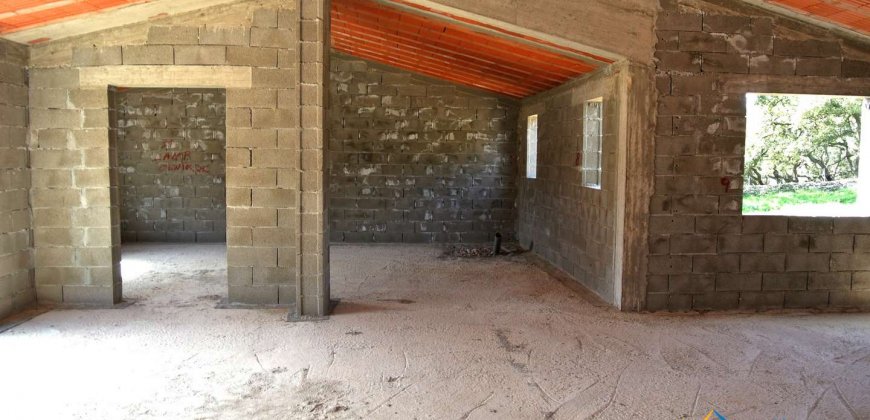 Unfinished 220 M2 Detached Home and 2,3 Ha Land for Sale in Calangianus, North East Sardinia