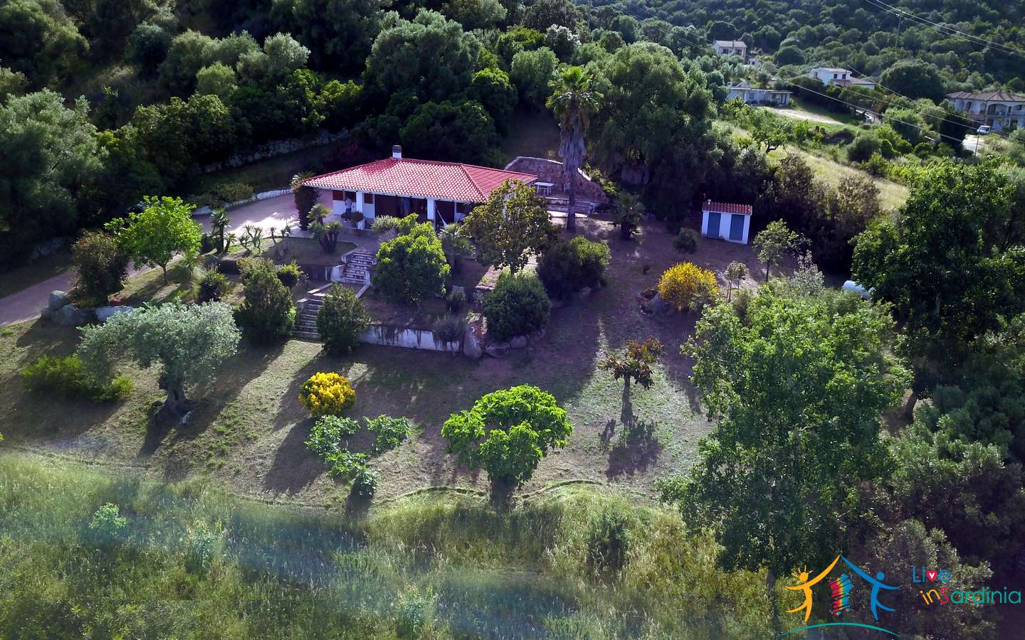 Delightful Rural Villas With 1 Ha Park For Sale Near Olbia, North Sardinia