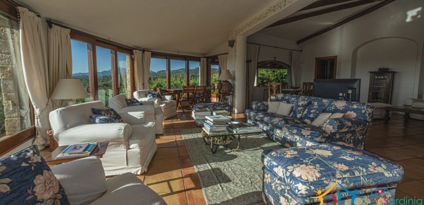 Sea View Villa For Sale Emerald Coast Porto Cervo ref Aie