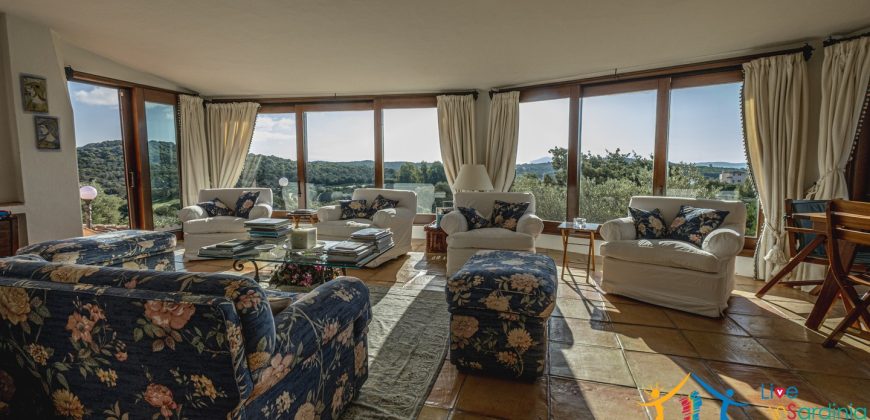 Sea View Villa For Sale Emerald Coast Porto Cervo ref Aie