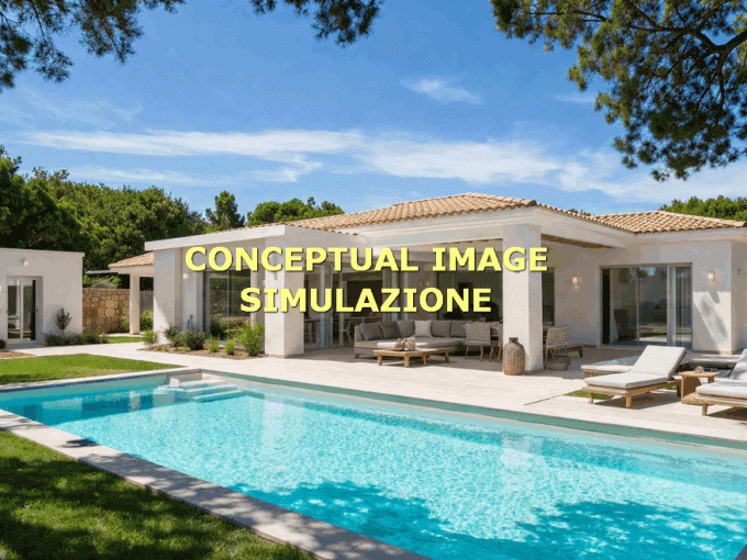 uxury villa for sale in Aglientu Sardinia with private swimming pool and garden