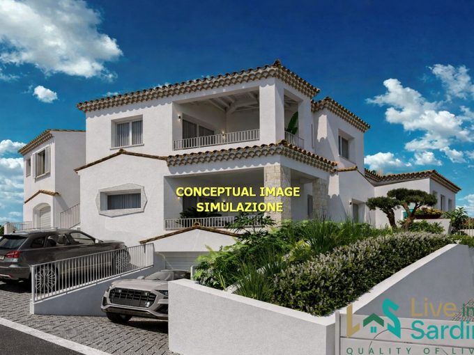 rendering of a home for sale in budoni sardinia