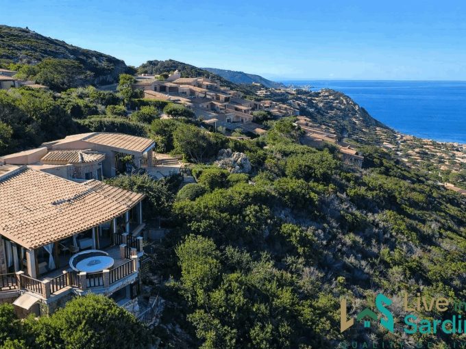 costa paradiso villa facing coastline in north sardinia