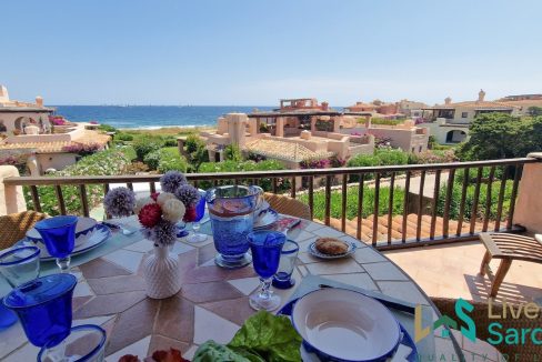 terrace overlooking the sea Porto Cervo
